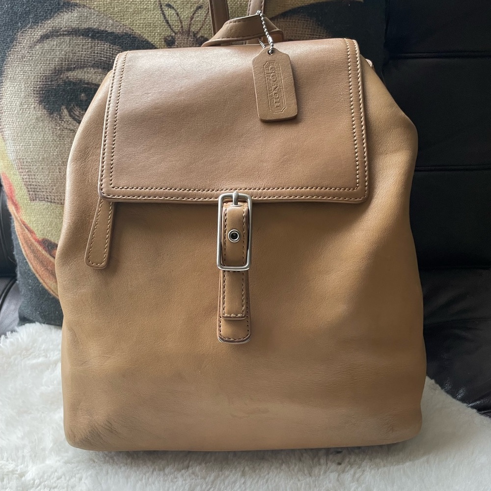 Vintage Coach, Legacy West Hampton, leather, backpack, purse